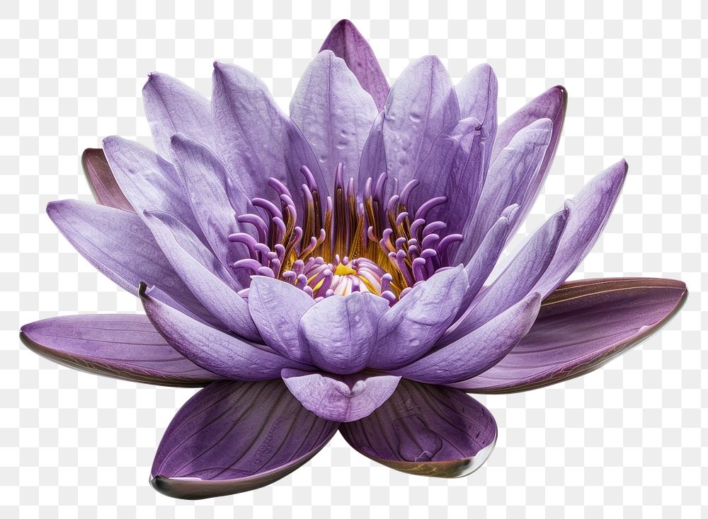 PNG Purple lotus blossom flower plant