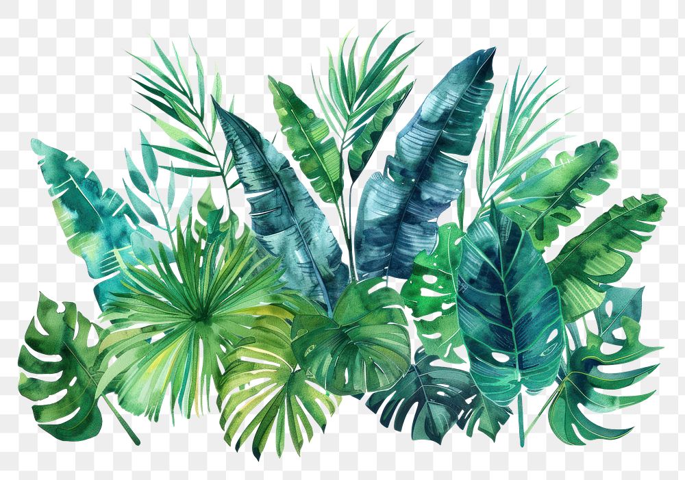 PNG Tropical plants backgrounds tropics nature.