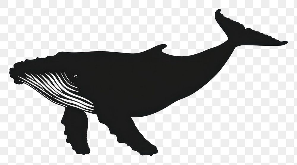 PNG Whale silhouette kangaroo stencil wallaby.