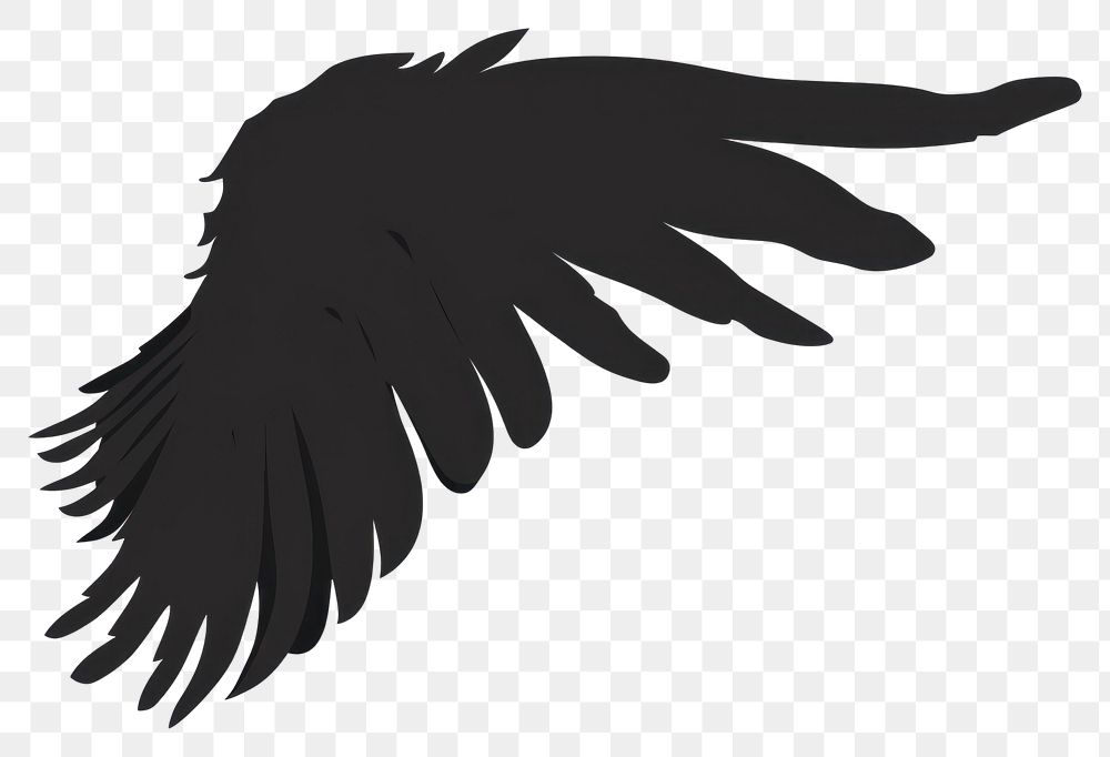 PNG Angel wing silhouette clip art blackbird agelaius animal.
