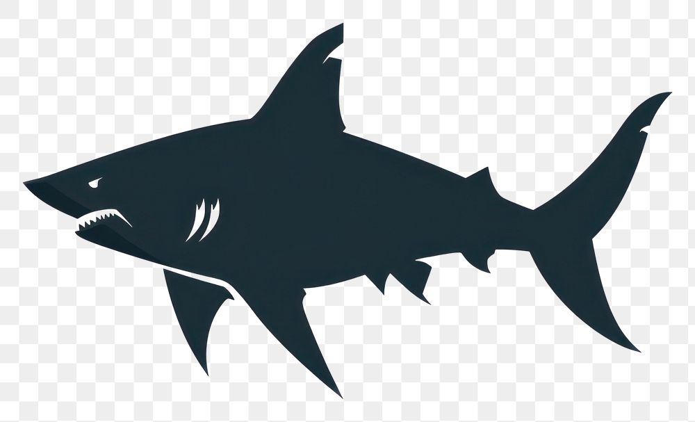 PNG Shark icon silhouette clip art shark animal fish.