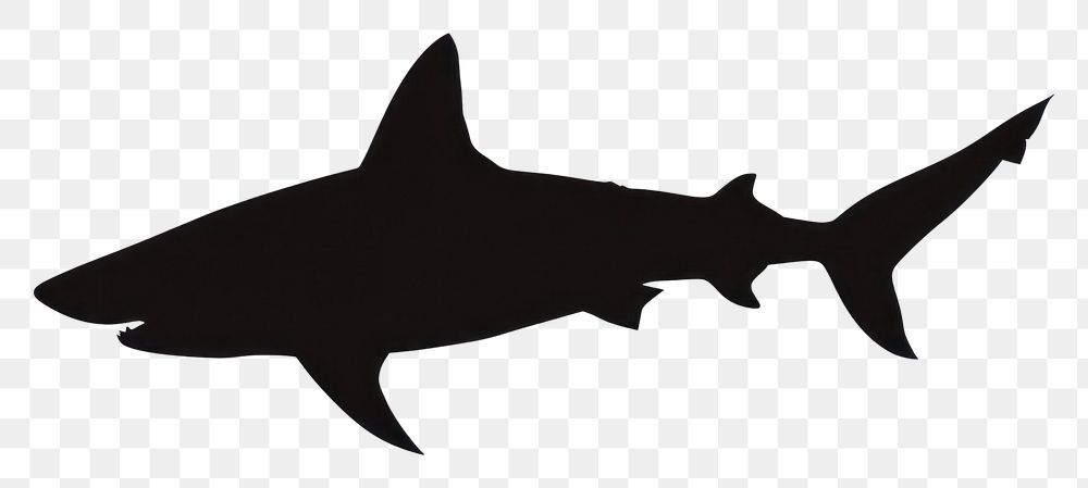 PNG Shark silhouette clip art shark animal fish.