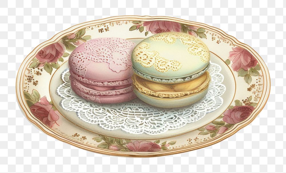 PNG The Macaron macarons plate confectionery