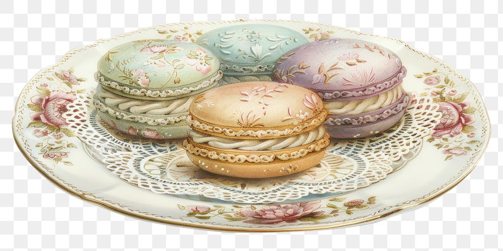 PNG The Macaron macarons plate confectionery