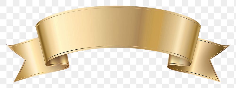 PNG Gold gradient vector Ribbon appliance document bronze.