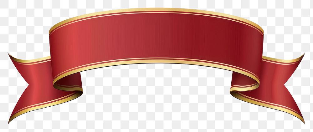 PNG Red gold gradient vector Ribbon document text logo.