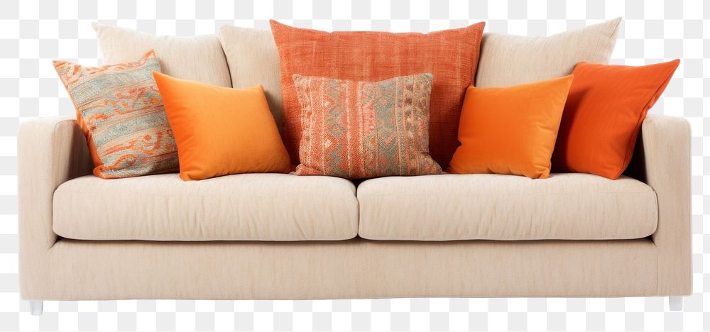 PNG Pillow furniture cushion sofa transparent background