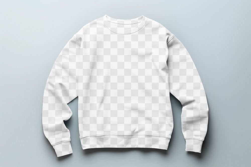 Sweater png mockup, transparent background