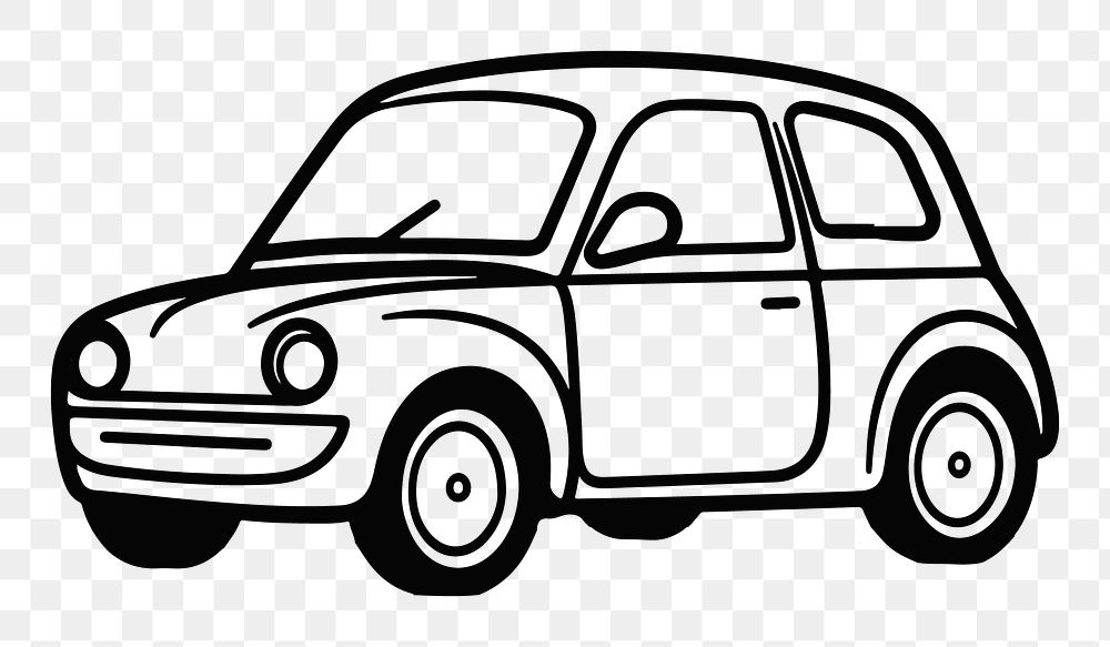 Car png transportation line art, | Free PNG - rawpixel