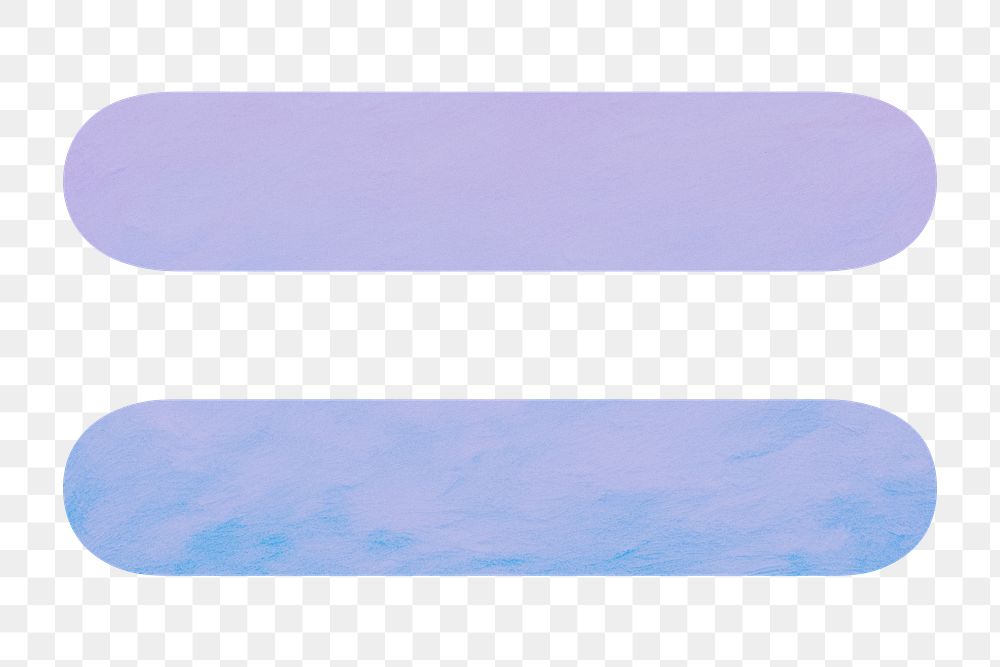 PNG purple equal to sign, transparent background