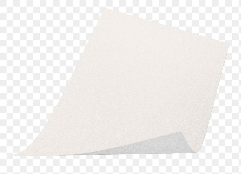PNG fold off-white poster, transparent background