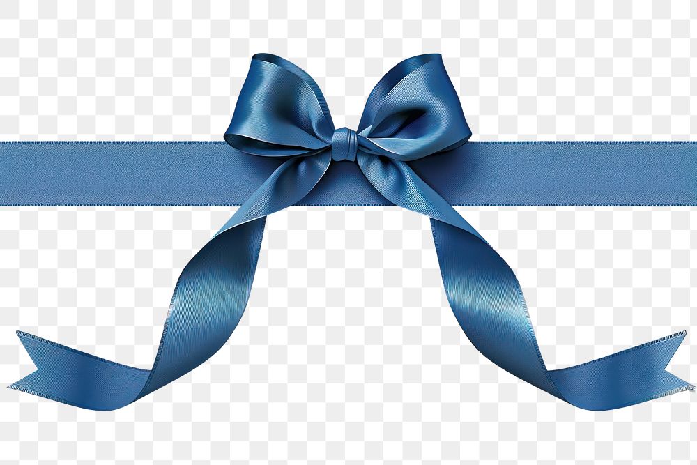 PNG Blue gift ribbon backgrounds blue bow.