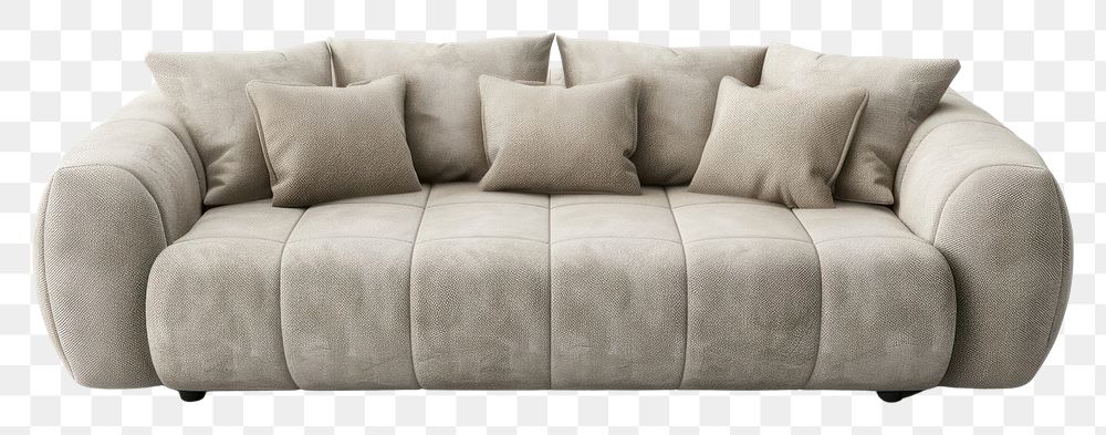 PNG Modern sofa furniture cushion pillow