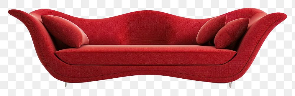 PNG Modern sofa furniture cushion chair.