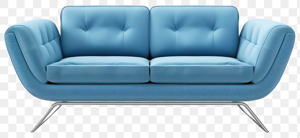 PNG Modern sofa furniture armchair cushion.