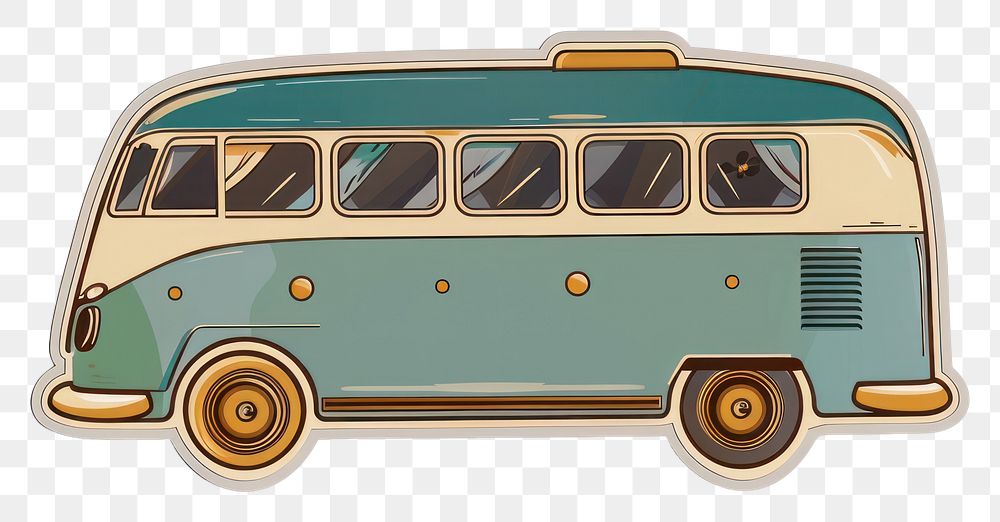 A bus shape ticket transportation vehicle minibus