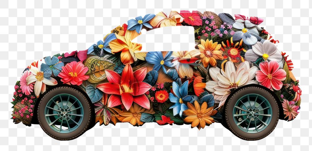 PNG Flower Collage car flower vehicle wheel.