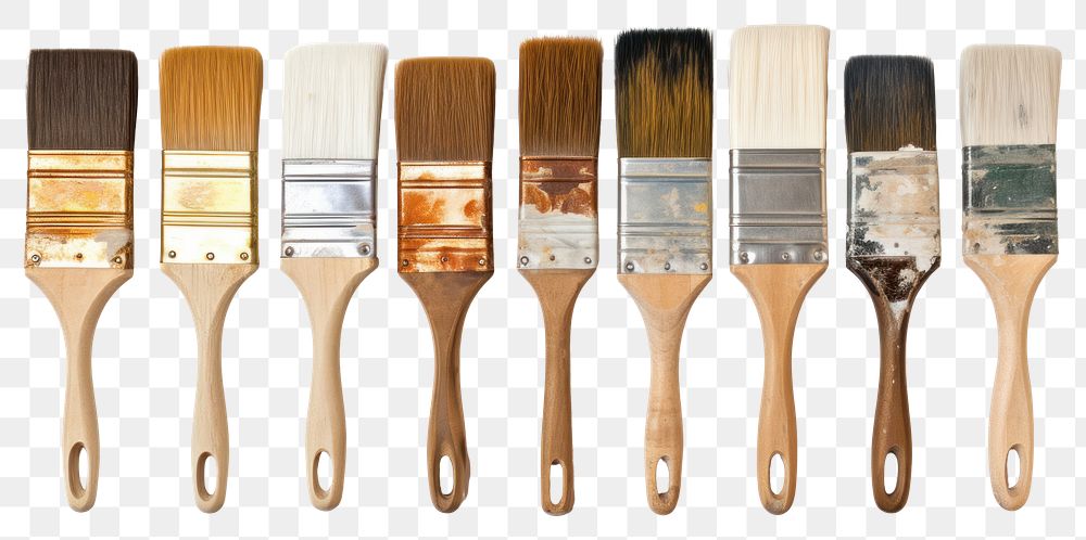 PNG Paint brushes tool white background paintbrush. 