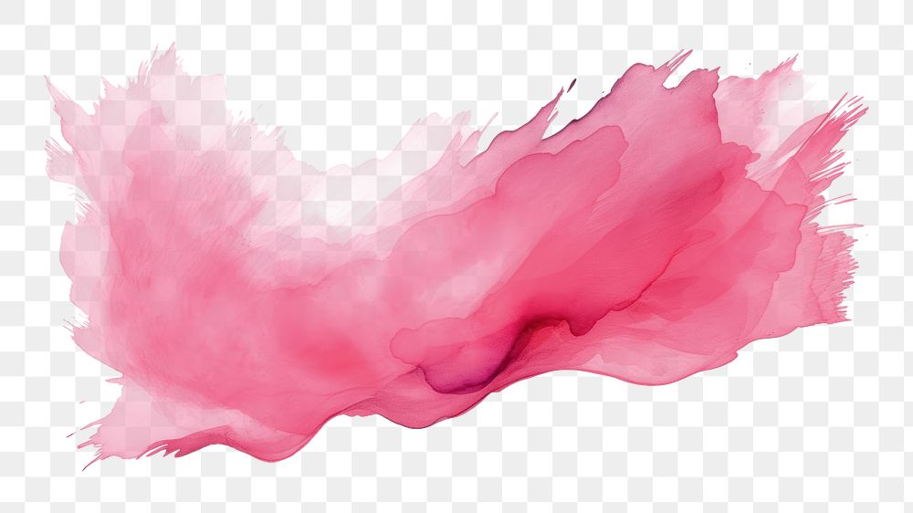 PNG Pink watercolor backgrounds white background splattered. 