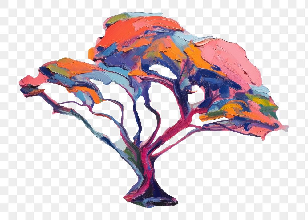 PNG Plam tree painting plant art. 