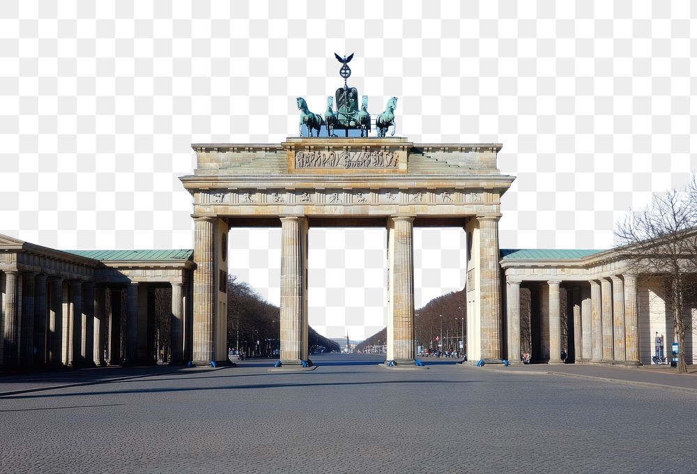 PNG Brandenburg Gate brandenburg landmark person.