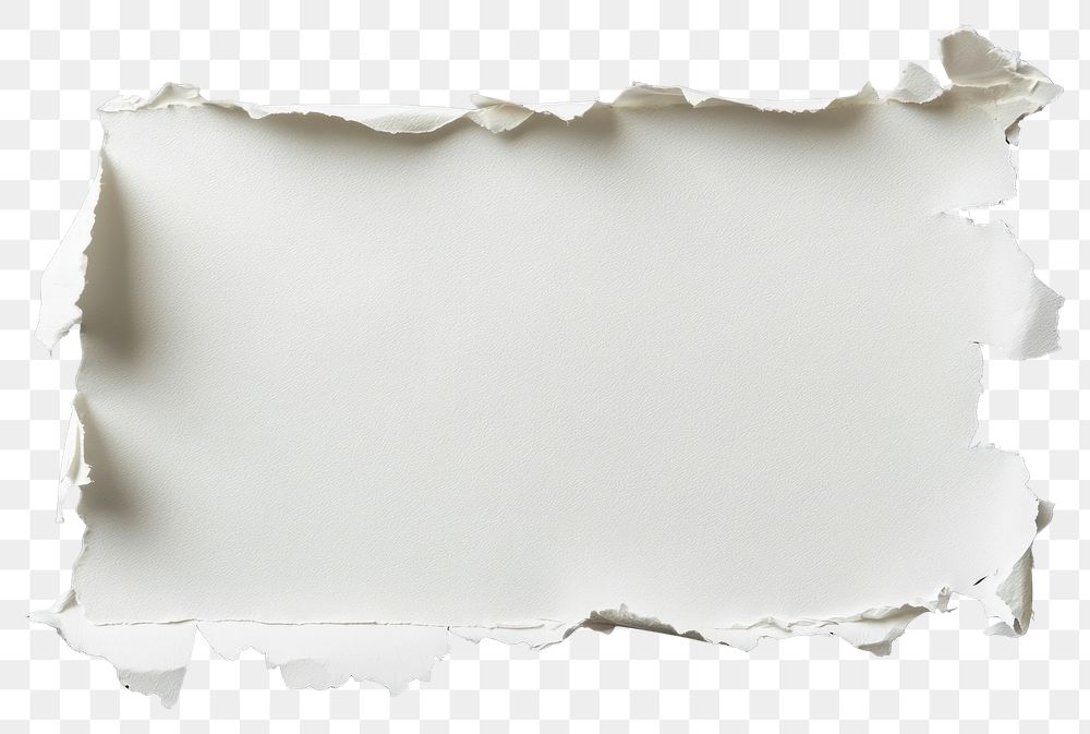 PNG White torn paper background abstract design.