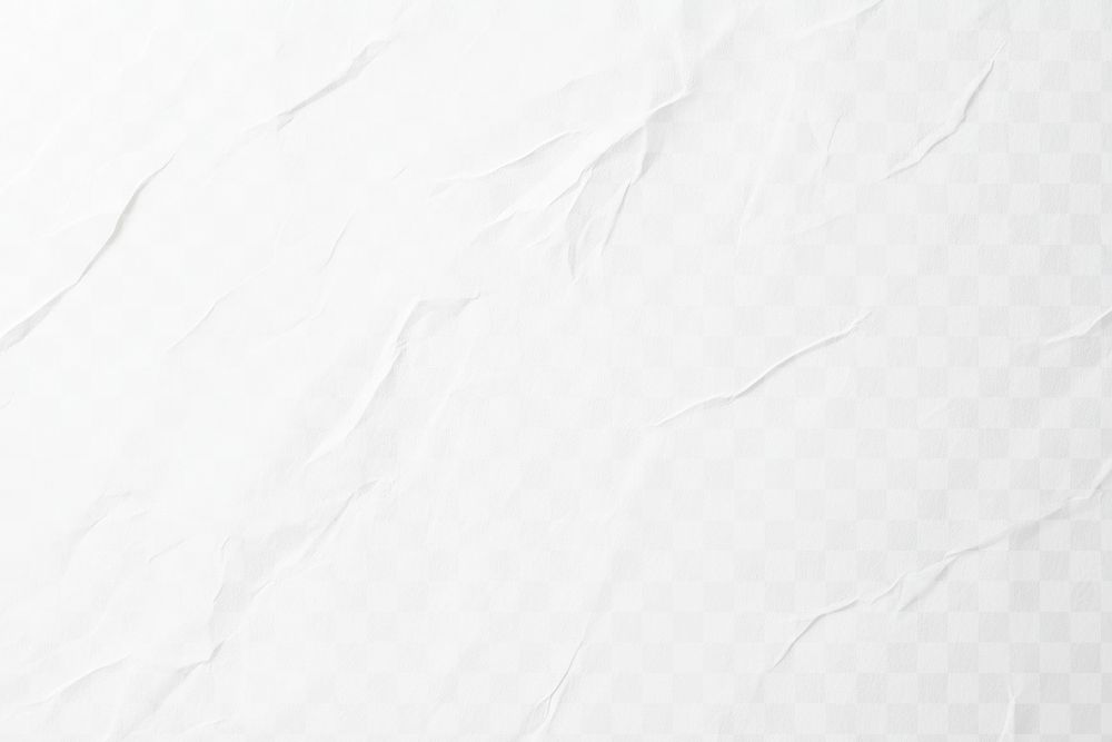 PNG White rough paper texture background wrinkled minimalist.