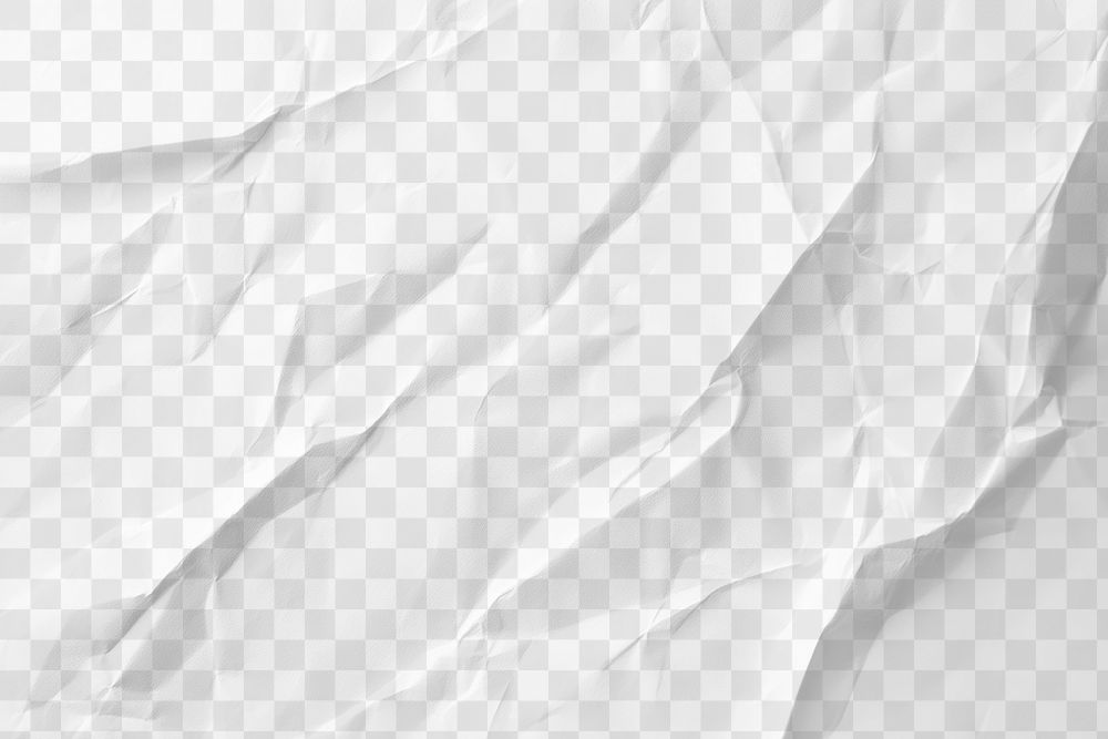 PNG Plain white paper texture background crumpled design clothing.