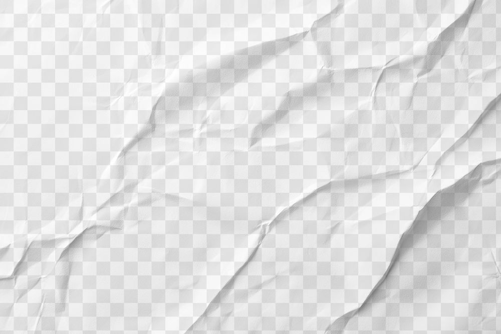 PNG Plain white paper texture background crumpled design accessories.