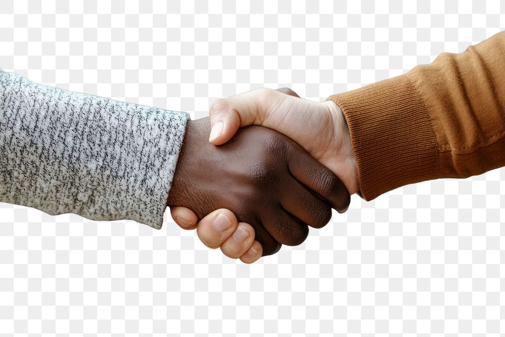 PNG New partner with a handshake person collaboration partnership.