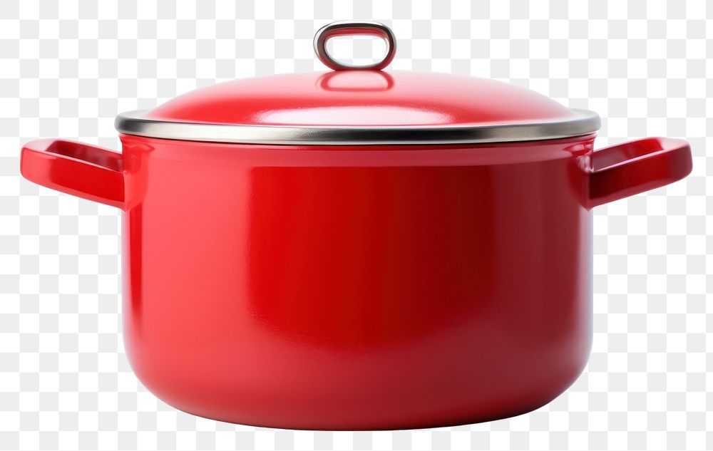 PNG Casserole pot appliance red 