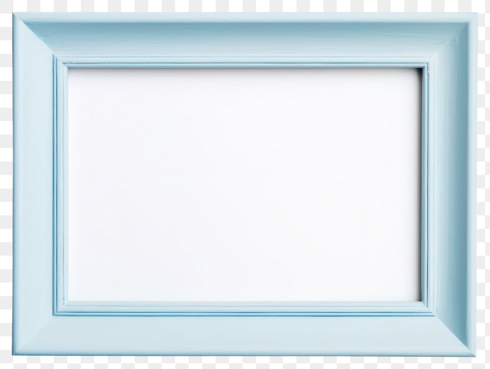 PNG Frame photo blue art.