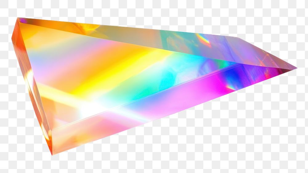 PNG Abstract prism light effect rainbow accessories reflection.