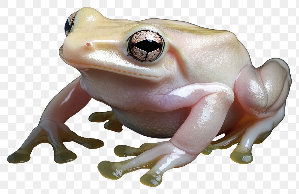 PNG Real albino Frog frog background amphibian.