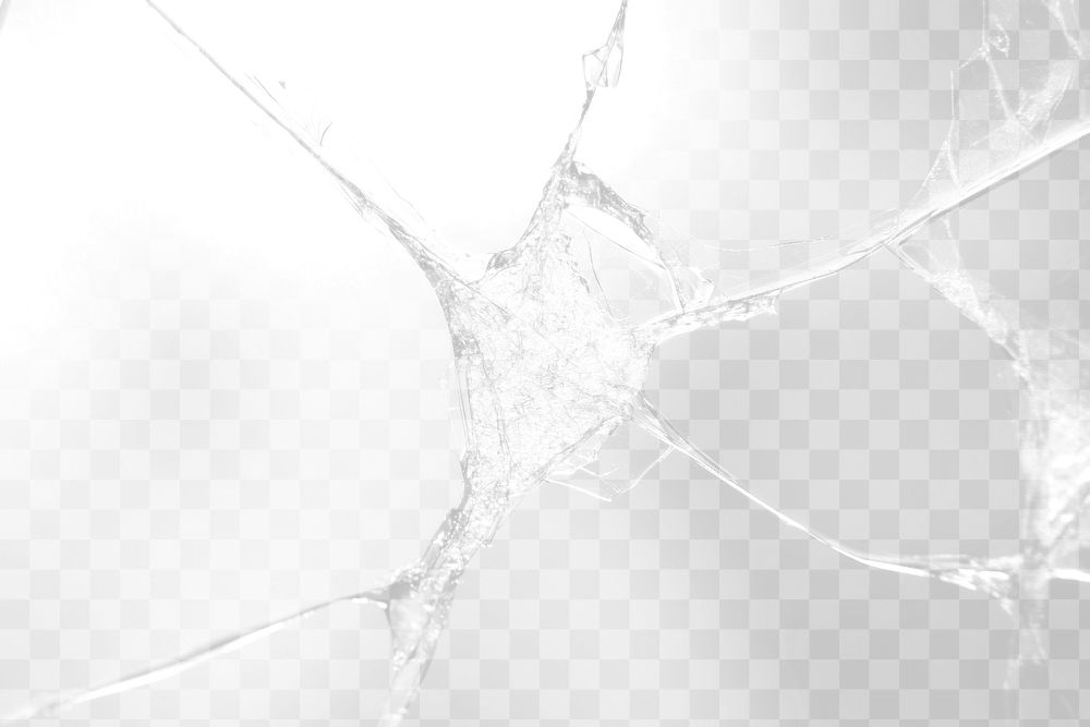 PNG Cracked glass cracked cracked glass appliance.