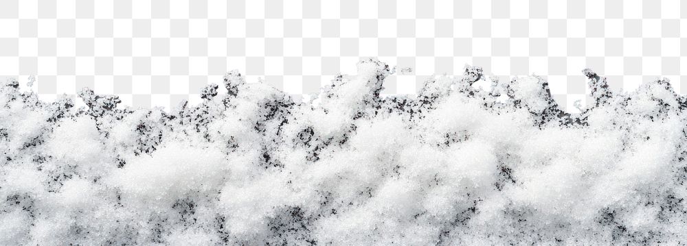 PNG A snow border background winter snowflakes.