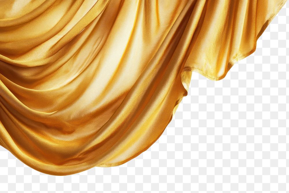 PNG Gold curtain texture silk luxurious.