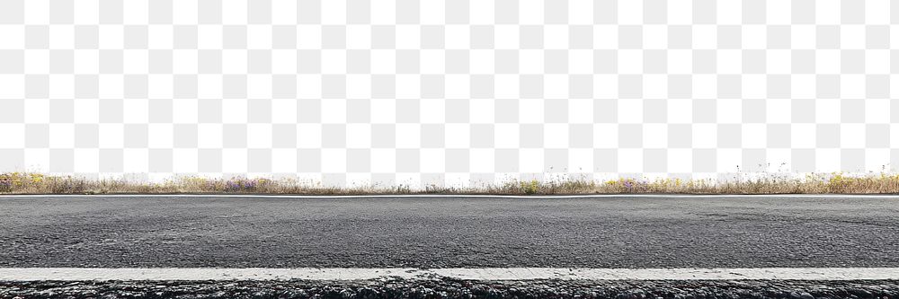 PNG Real asphalt road outdoors isolated empty.