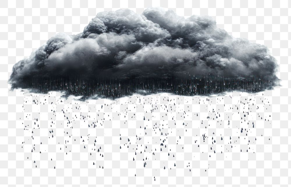 PNG Dark grey rain cloud illustration imaginative conceptual.