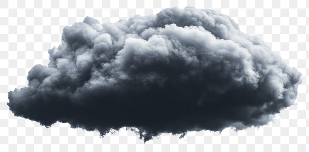 PNG Dark grey rain cloud background isolated pollution.