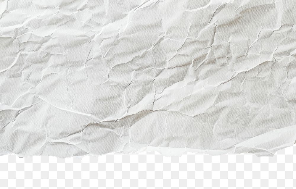 PNG White paper background texture wrinkled.