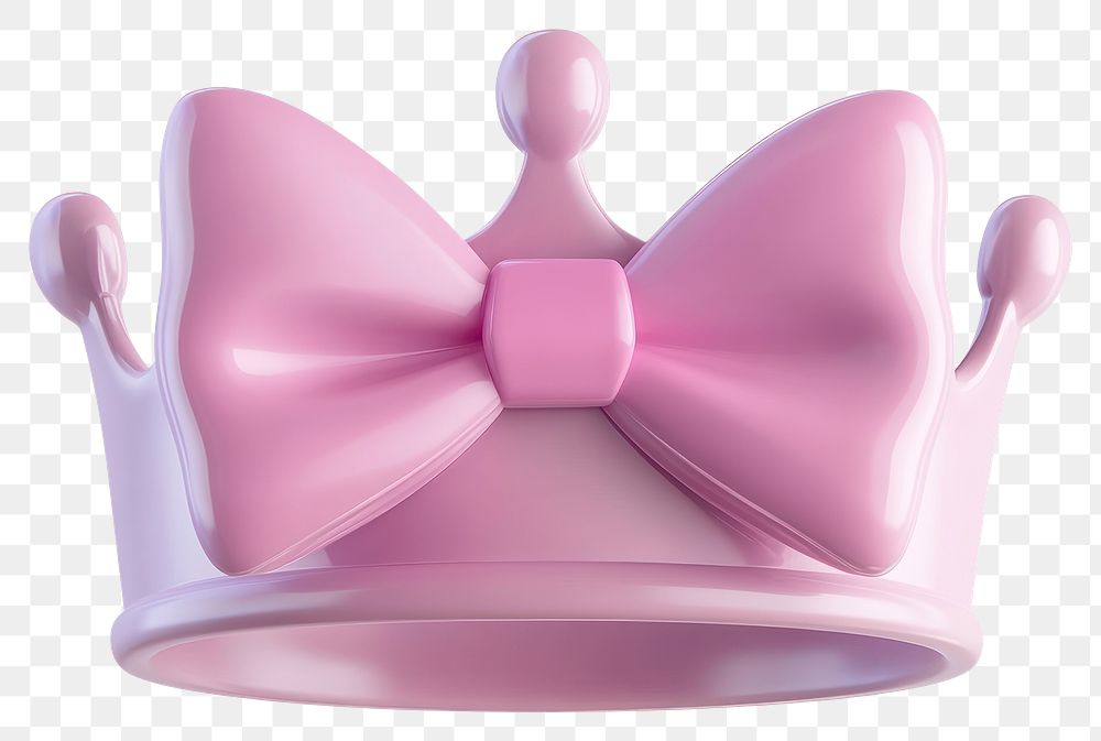 PNG 3d coquette crown accessories accessory pink.