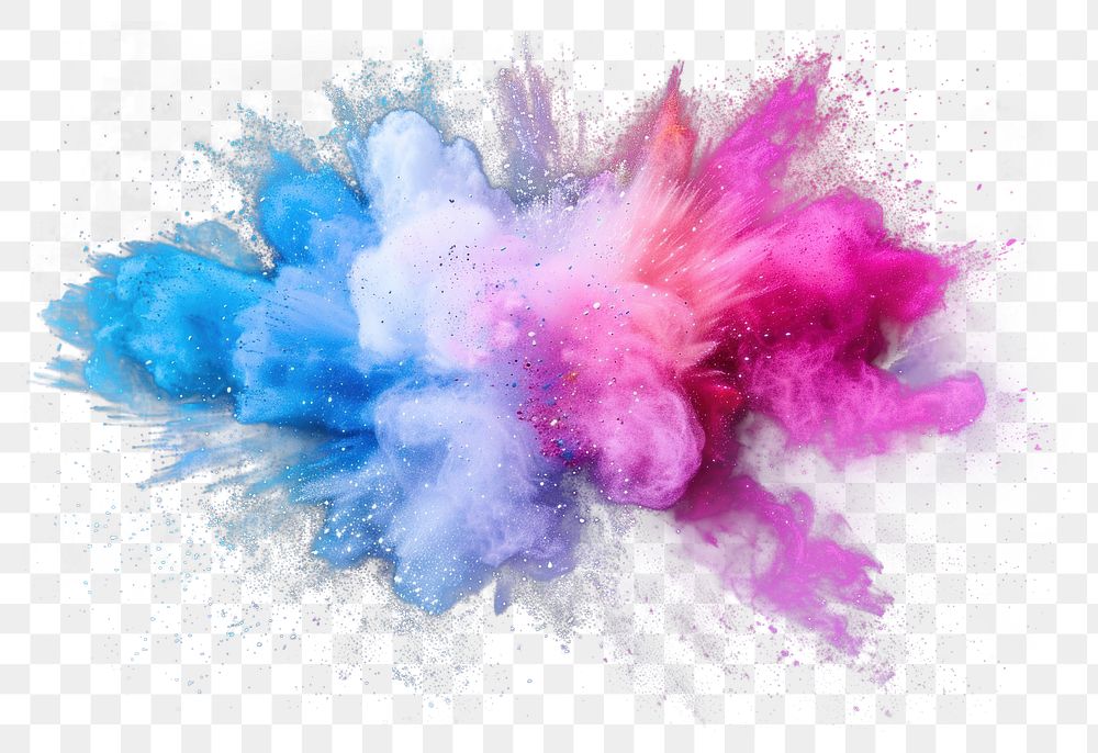 PNG Holi paint color powder festival fireworks astronomy graphics.