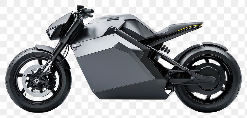 PNG Delivery EV motorcycles vehicle transportation futuristic.