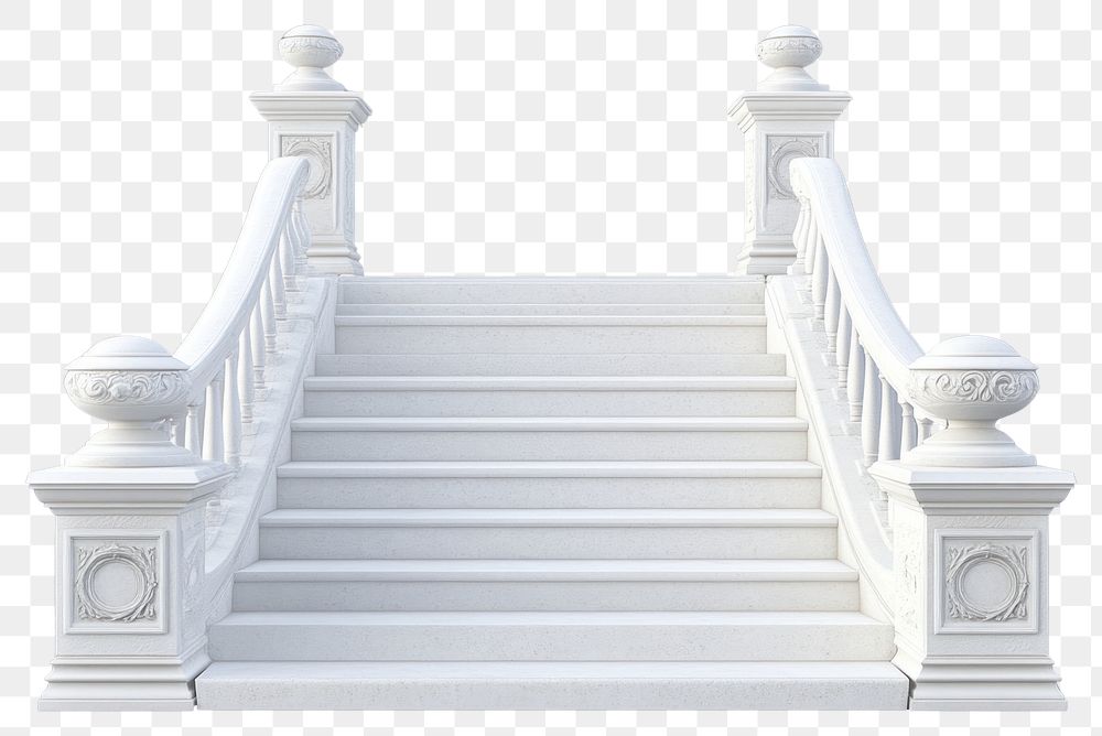 PNG Europe arch 3d podium staircase architecture stairs.