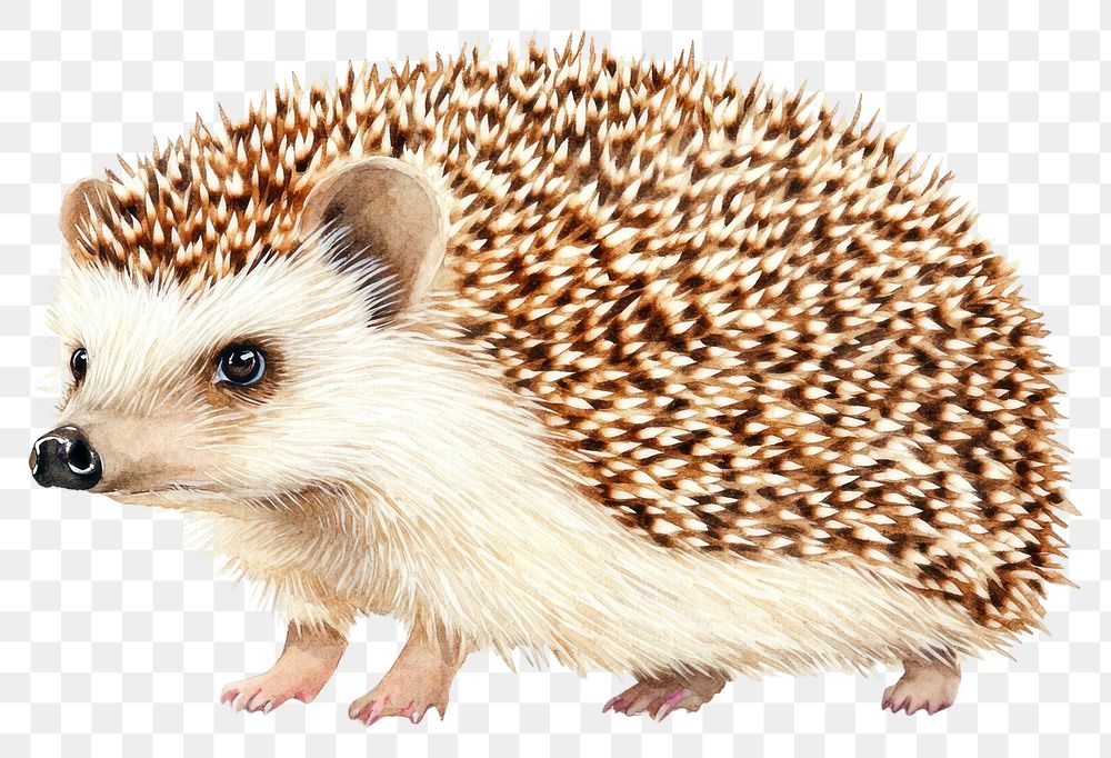 PNG Hedgehog hedgehog illustration animal.