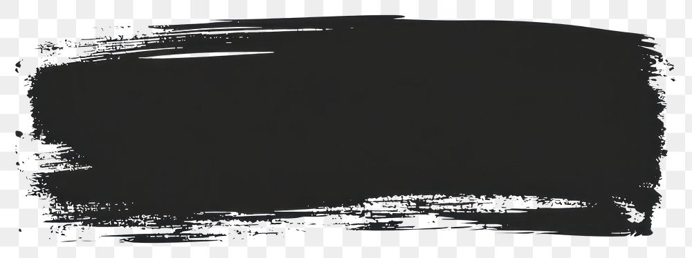 PNG Black rectangle texture stroke design.