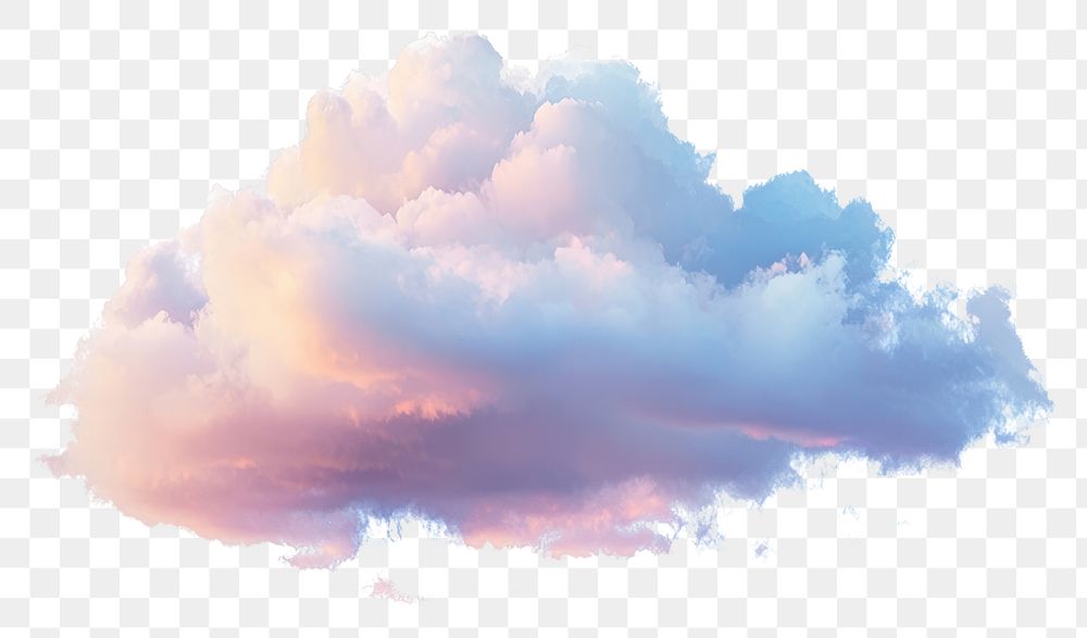 PNG Cloud sky pastel illustration.