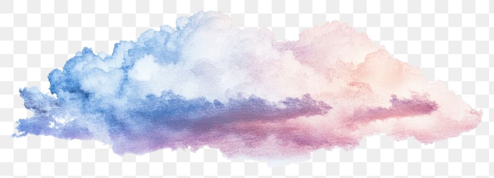 PNG Cloud sky pastel illustration.