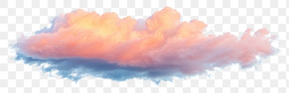 PNG Cloud evening sky clouds pastel illustration.